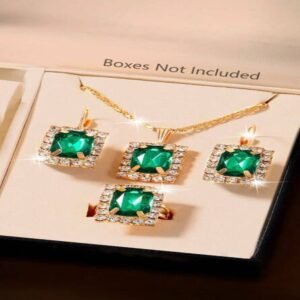 طقم حلق وسلسله جولد