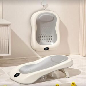 Baby shower chair with thermometer