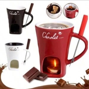 مج شمعه احمر وابيض